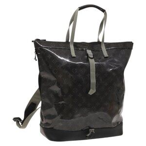 LOUIS VUITTON Monogram Eclipse Glaze Zipped Tote Backpack LV Auth